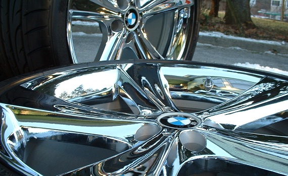 Покраска дисков под хром